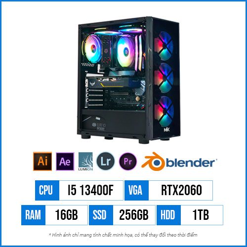PC Workstation i5 Gen 13th RTX 2060 giá rẻ uy tín nhất TPHCM
