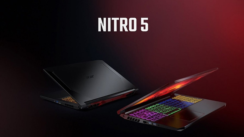 Acer Nitro 5 AN515-56-51N4 có thiết kế hiện đại, mạnh mẽ