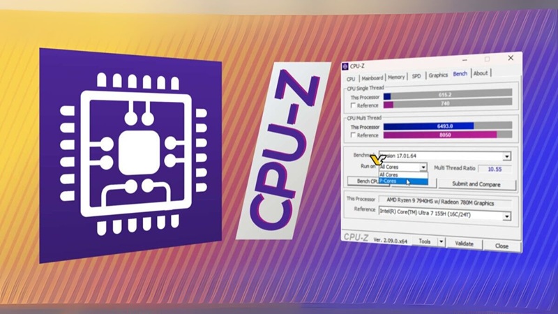 App kiểm tra nhiệt độ CPU-Z