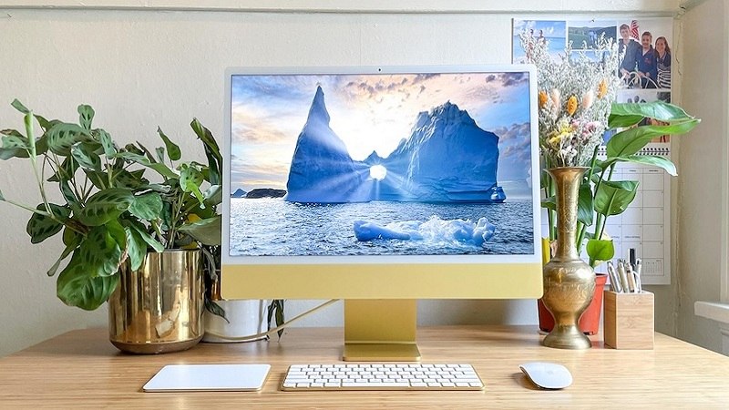 Apple iMac 24 inch M4 hiện đại dùng trong thiết kế đồ họa Apple iMac 24 inch M4 dùng thiết kế đồ họa