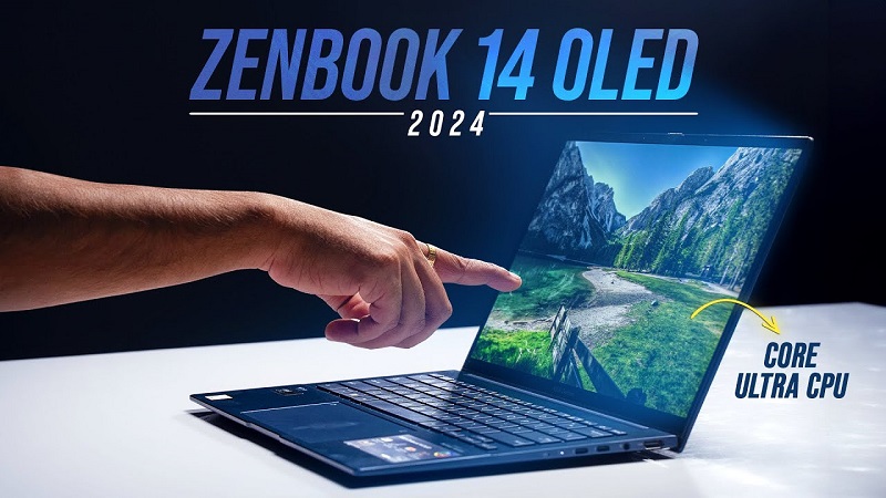 Asus Zenbook 14 OLED có thiết kế ấn tượng, trọng lượng nhẹ, dễ dàng di chuyển