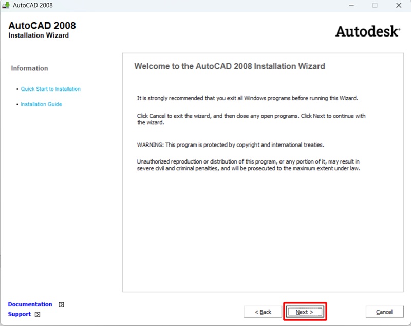 Bạn chỉ cần bấm chọn vào Next để tiếp tục