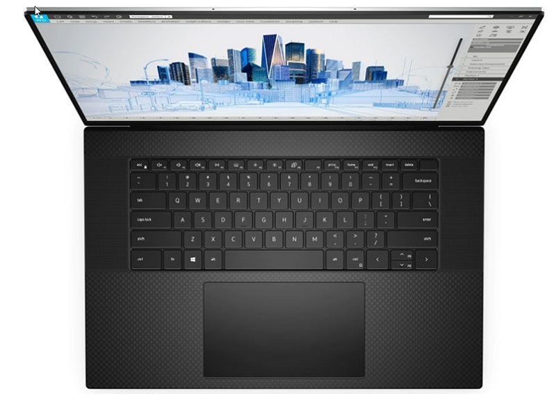 Thiết kế này giúp nhập liệu chính xác, tăng trải nghiệm người dùng Dell Precision 5760 có bàn phím tiêu chuẩn với phím hành trình sâu, nảy tốt