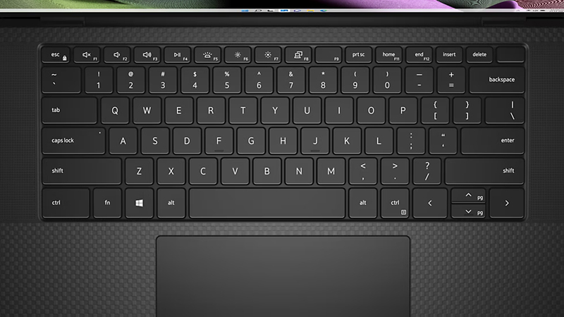 Bàn phím được thiết kế hiện đại, dễ thao thác Bàn phím được thiết kế hiện đại, dễ thao thác