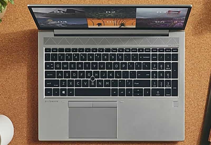 Bàn phím và touchpad nhạy, gõ êm, thao tác mượt mà Laptop doanh nhân tiện dụng hiệu năng vượt trội