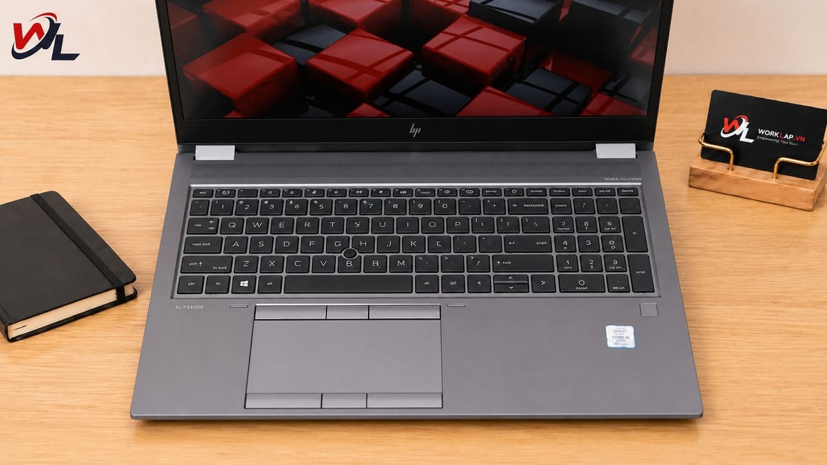 Touchpad lớn, mượt mà, nhạy bén, hỗ trợ thao tác chuột dễ dàng, tiện lợi Máy có bàn phím êm ái, phản hồi tốt, lý tưởng cho nhập liệu lâu dài