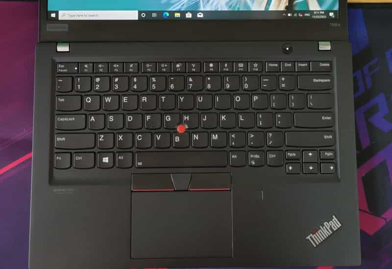 Bàn phím và touchpad cực kỳ nhạy, thao tác mượt mà Lenovo ThinkPad T490s Hiệu năng mạnh mẽ xử lý mượt mà
