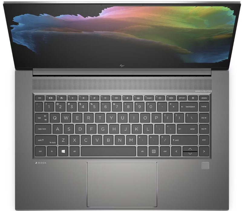 Bàn phím HP ZBook Power G7 gõ ổn định, thoải mái cho nhập liệu