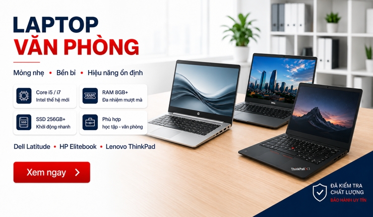 Laptop văn phòng mỏng nhẹ giá rẻ