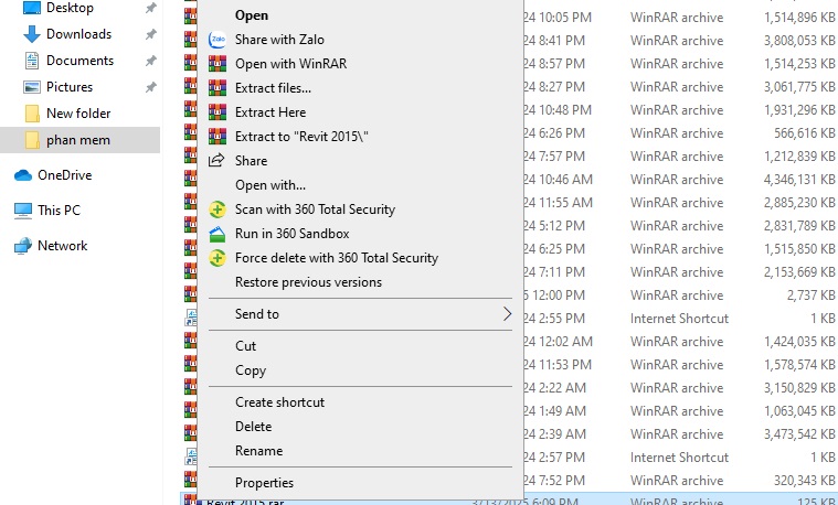 Giải nén phần mềm RV 2015 Giải nén phần mềm RV 2015