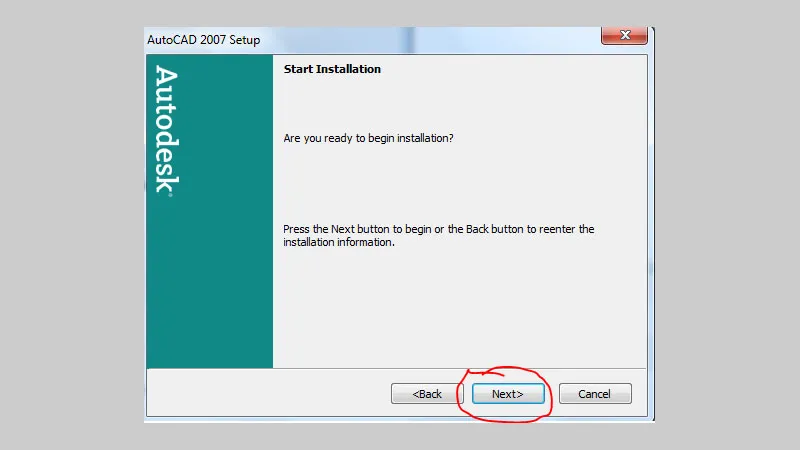 Bấm chọn vào mục “Next”