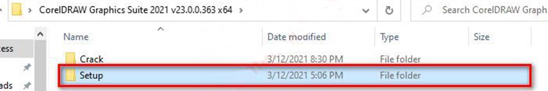 Vào thư mục Setup để bắt đầu quá trình cài đặt phần mềm Vào thư mục Setup để bắt đầu quá trình cài đặt phần mềm
