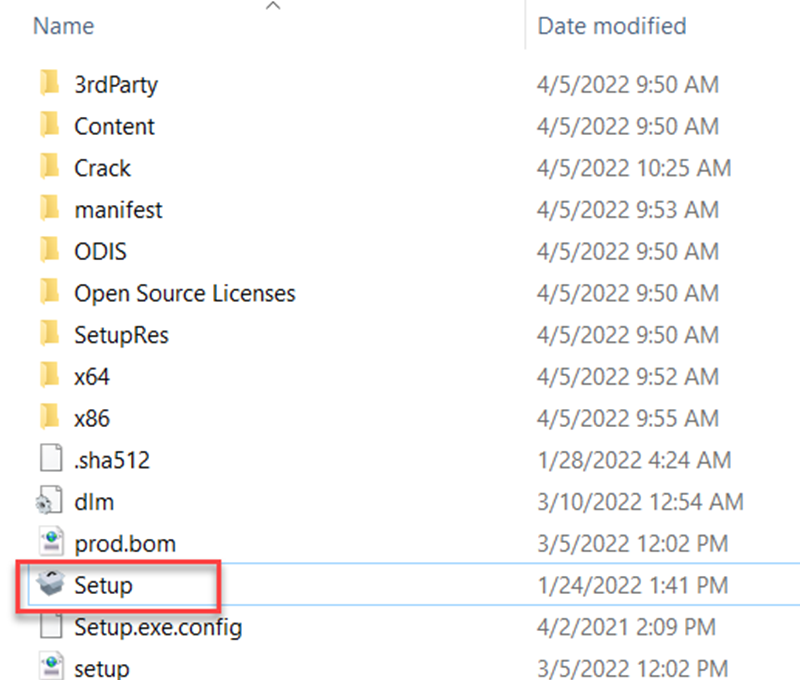 Mở thư mục giải nén, tìm và chạy file setup để cài đặt phần mềm Mở thư mục giải nén, tìm và chạy file setup để cài đặt phần mềm