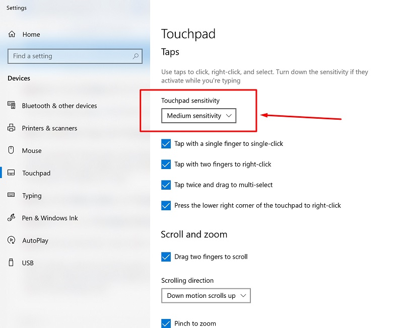 Điều chỉnh mức độ nhạy của chuột phù hợp