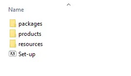 Nhấp chuột phải vào file Setup Nhấp chuột phải vào file Setup