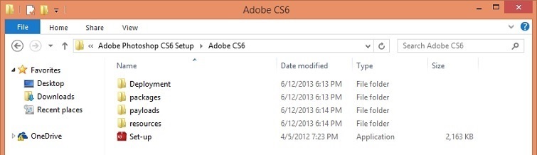 Nhấp chuột trái vào thư mục “Setup” 