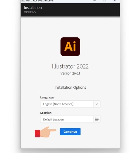 Nhấn chọn vào mục “Continue” để tiếp tục Nhấn chọn vào mục “Continue” để tiếp tục