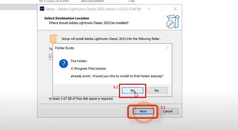 Sau đó chọn vào mục Next để chuyển sang bước