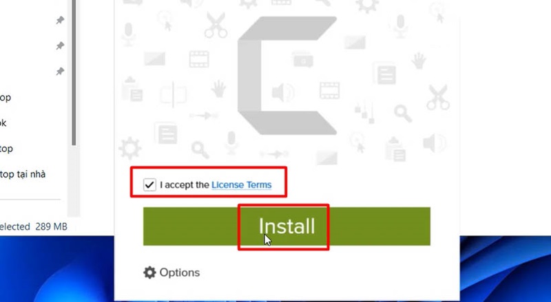 Chọn “I Accept” rồi nhấn “Install” để bắt đầu cài đặt Chọn “I Accept” rồi nhấn “Install” để bắt đầu cài đặt
