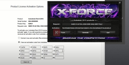 Chọn vào mục “Generate” và “Patch” và làm như hình Chọn vào mục “Generate” và “Patch” và làm như hình