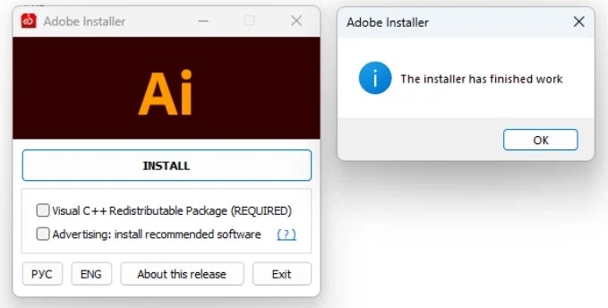 Chọn vào mục “OK” hoàn thành cài đặt