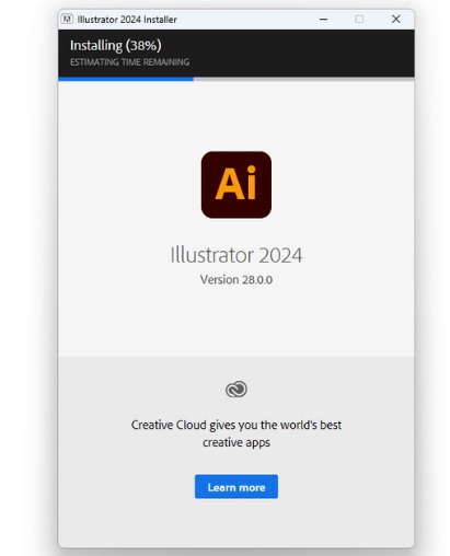 Chờ phần phền thực hiện cài đặt