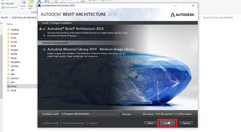Nhấn chọn vào mục “Install” để quá trình thực hiện