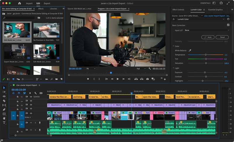 Các tính năng mới Adobe Premiere 2024 Pro