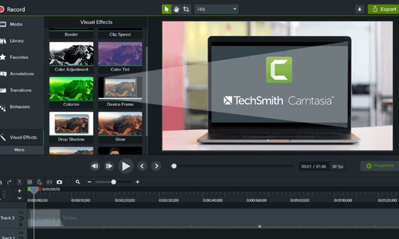 Phần mềm hỗ trợ quay màn hình, chỉnh sửa video chuyên nghiệp dễ dàng Phần mềm hỗ trợ quay màn hình, chỉnh sửa video chuyên nghiệp dễ dàng