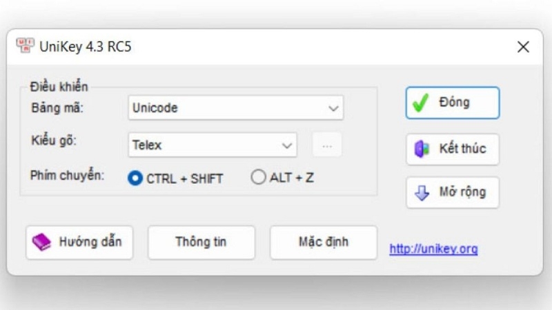 Bộ gõ tiếng Việt được cài đặt một cách nhanh chóng Bộ gõ tiếng Việt được cài đặt tiện lợi