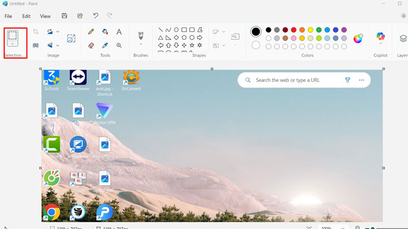 Chọn vào mục Select Chọn vào mục Select