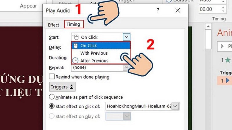 Sau khi hoàn thành, bạn sẽ có bài thuyết trình sinh động
