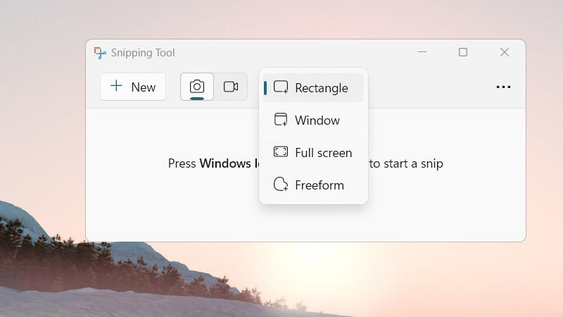 Nhấp chuột chọn Mode để tìm chế độ chụp phù hợp Chọn Mode để tìm chế độ chụp phù hợp