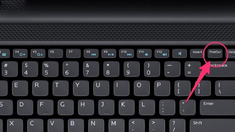 Nhấn phím PrtSc để chụp lại toàn bộ màn hình laptop MSI Nhấn phím PrtSc để chụp lại toàn bộ màn hình