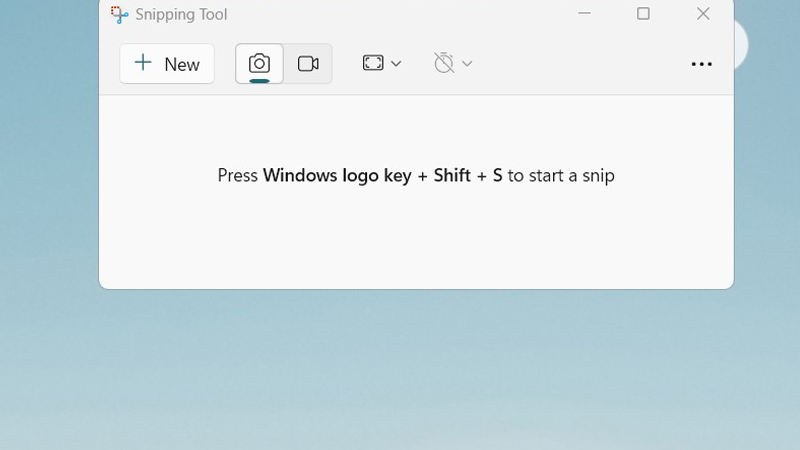 Chụp màn hình laptop Dell win 10 nhờ Snipping Tool