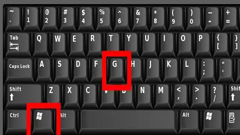 Nhấn tổ hợp phím Windows + G để mở Game Bar Nhấn tổ hợp Windows + G