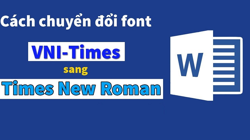 Hướng dẫn cách chuyển font Vntime sang Time New Roman