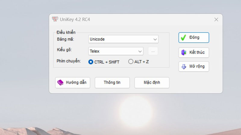 Cài đặt phần mềm gõ tiếng Việt