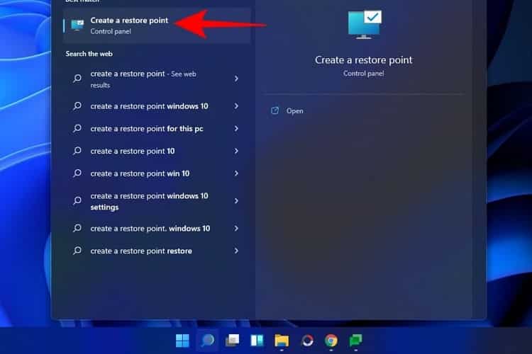 Mở Control Panel, chọn System and Security → Backup and Restore