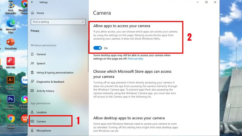 Cấp quyền truy cập cho ứng dụng Cấp quyền cho ứng dụng