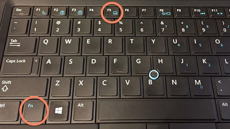 Bật chuột cảm ứng trên laptop bằng các tổ hợp phím