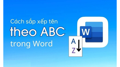 Hướng dẫn cách sắp xếp tên theo abc trong word 2010
