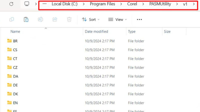 Dán file PasmUtility.dll đã copy ở bước 1 vào thư mục này