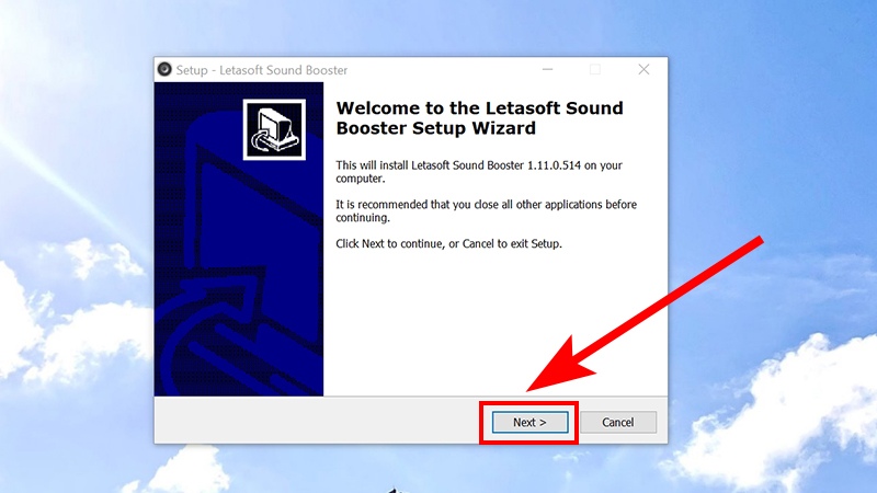 Nhấn Next để bắt đầu tiến hành cài đặt Nhấn Next để bắt đầu cài đặt