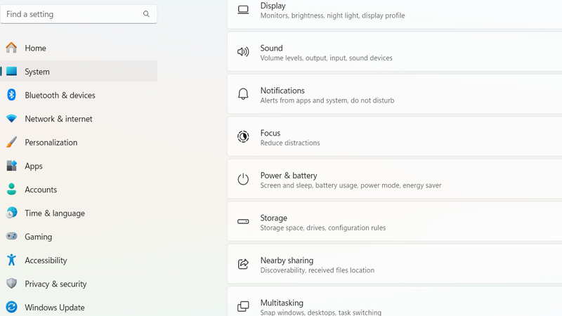 Nhấn tổ hợp phím Windows + I để mở cửa sổ Settings Nhấn tổ hợp phím Windows + I