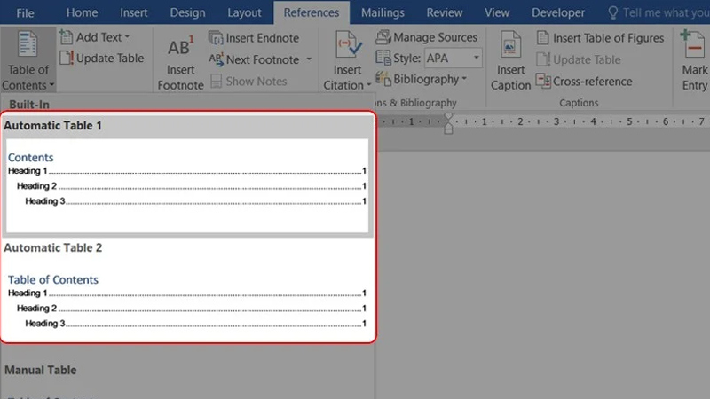 Biết cách làm mục lục trong Word 2010 giúp trình bày văn bản đẹp hơn Cách làm mục lục trong Word 2010