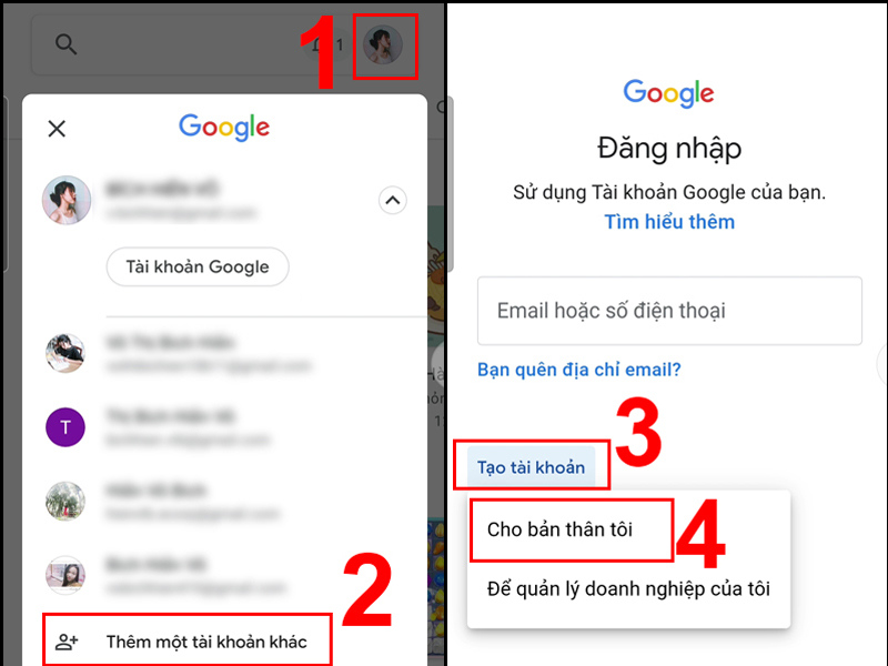 Cách tạo tài khoản Google Play dễ dàng Cách tạo tài khoản Google Play