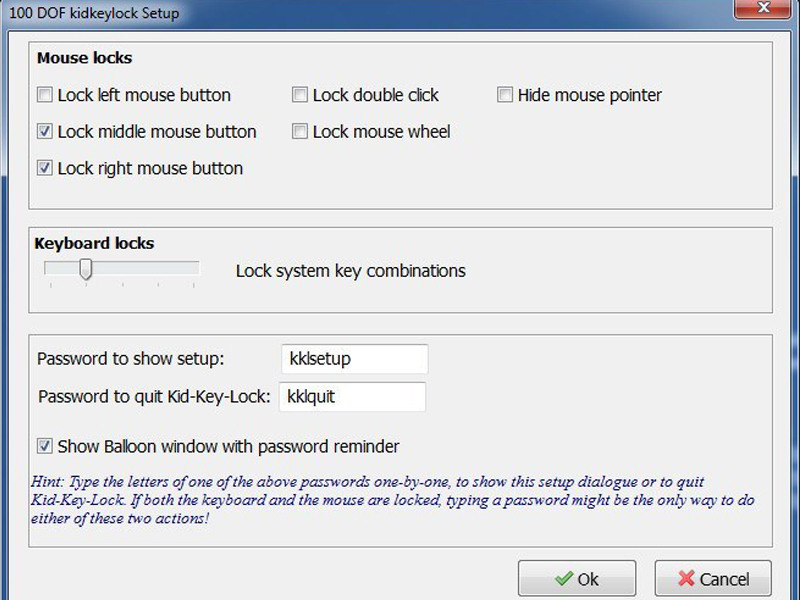 Kidkeylock là phần mềm tiện ích để tắt bàn phím laptop Kidkeylock là phần mềm tiện ích giúp tắt bàn phím