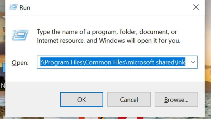 Chọn vào mục OK