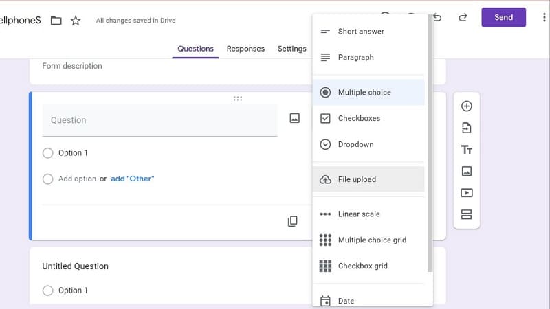 Chọn loại câu hỏi mà bạn cần dùng Chọn loại câu hỏi mà bạn có nhu cầu